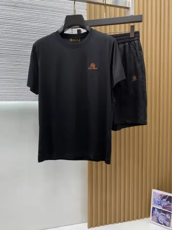 Spring and summer new casual shorts set Replica Loro Piana Tshirts and Polos