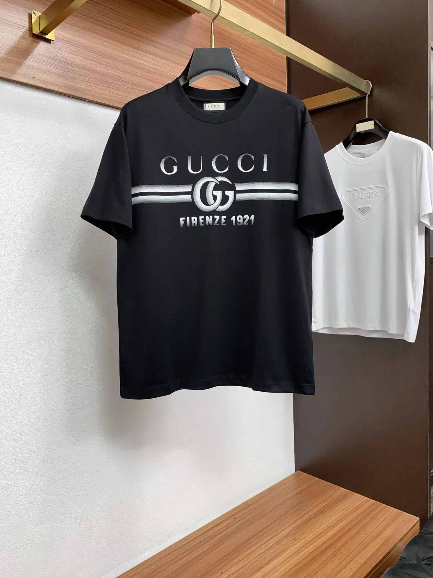 Gucci New Silk Cotton Slightly Loose Short Sleeve