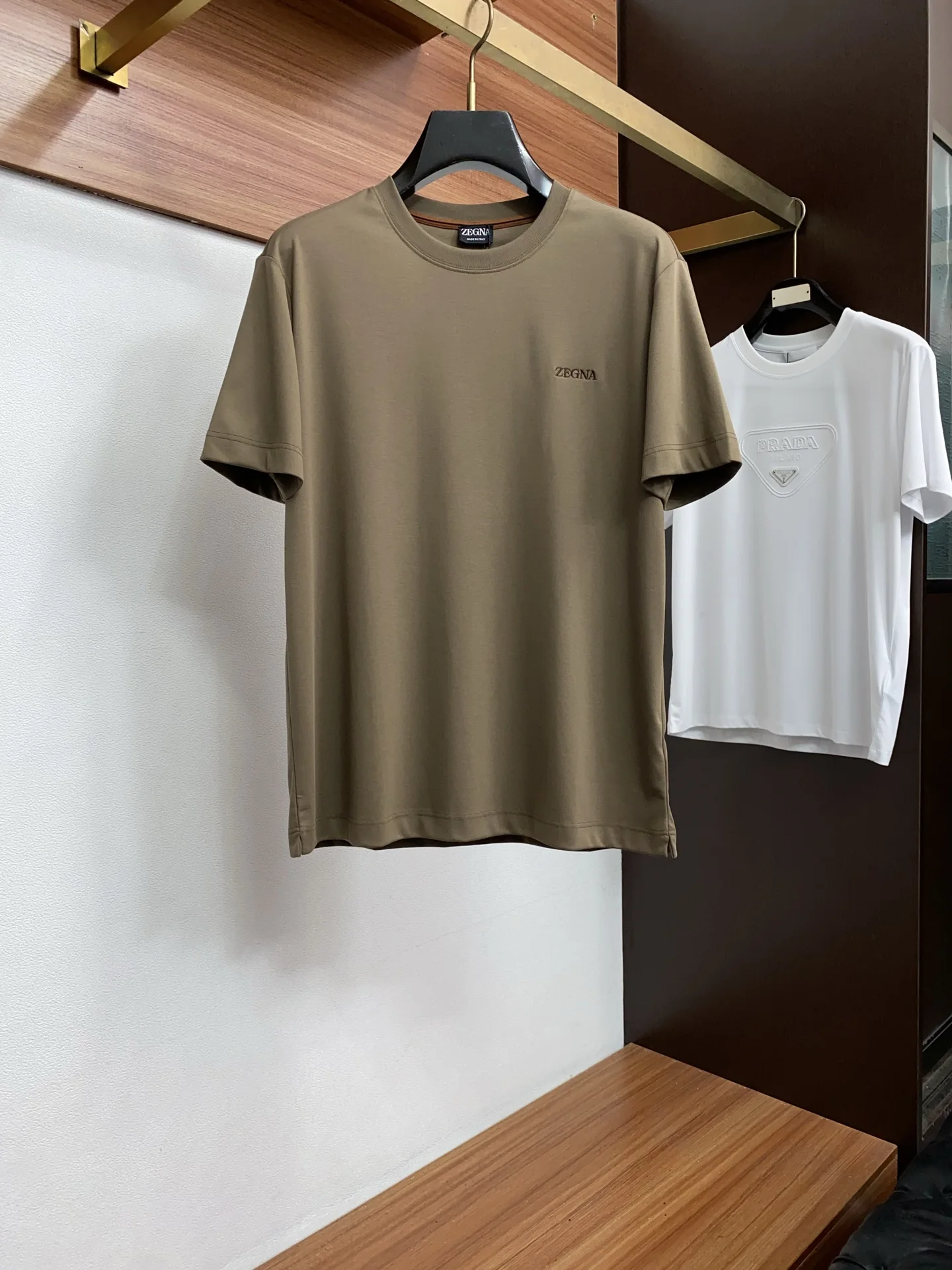 Zegna New Silk Cotton Short Sleeve Zegna New Silk Cotton Short Sleeve