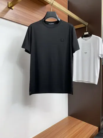 Latest round neck short sleeve Replica Dolce Gabbana Tshirts and Polos