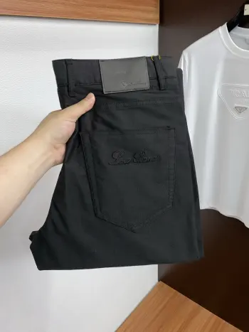 High-quality linen-cotton fabric fashionable casual pants Replica Loro Piana Pants and Trousers