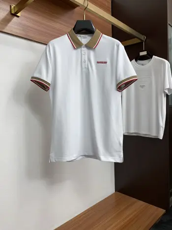 Spring and summer new casual shorts set Replica Burberry Tshirts and Polos