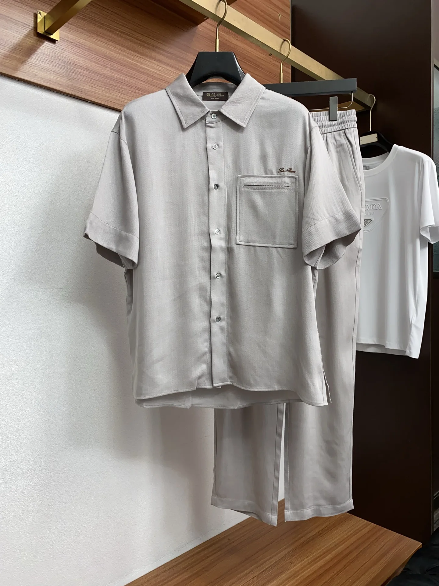 Loro Piana Cuba Linen Workwear Pocket Set