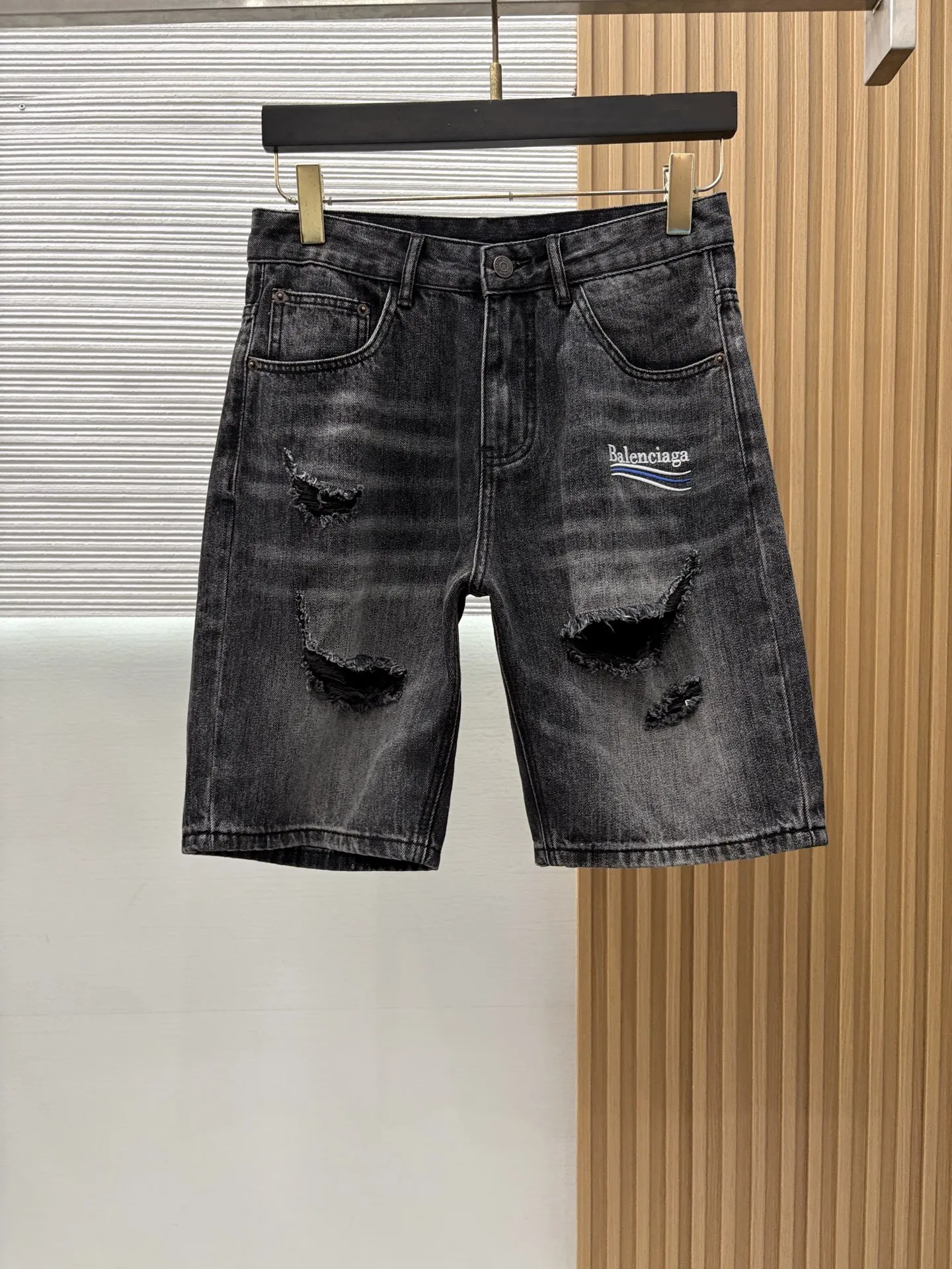 Balenciaga Early spring latest style denim shorts Balenciaga Early spring latest style denim shorts