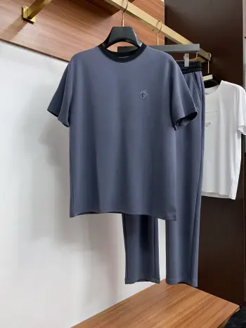 Spring and summer new casual long pants set Replica Dior Tshirts and Polos