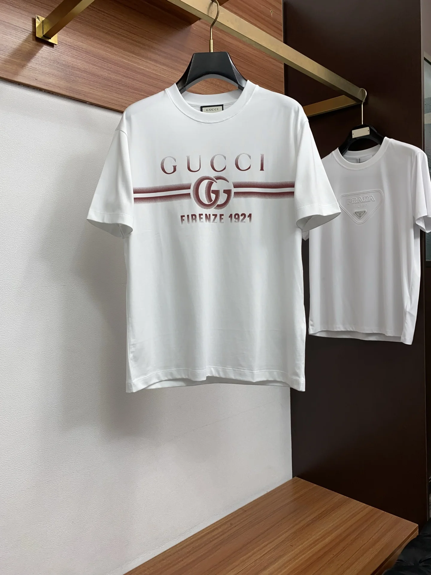 Gucci New Silk Cotton Slightly Loose Short Sleeve Gucci New Silk Cotton Slightly Loose Short Sleeve