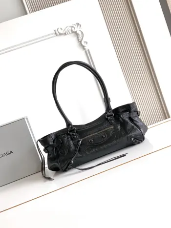 2016 Horizontal Motorcycle Bag Women s Shoulder Bag Replica Balenciaga womens bags