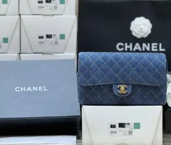 AS6828 Authentic Denim Women s Backpack Replica Chanel backpacks