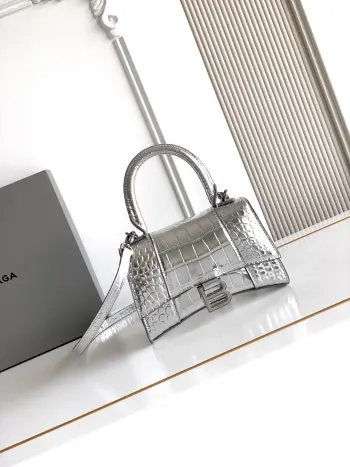 8896 Plain Black New Hourglass Bag Women s Crossbody Bag Replica Balenciaga womens bags