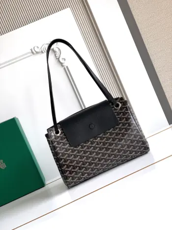 6685 Foldable Leather Flap Bag Women s Shoulder Bag Replica Goyard womens bags