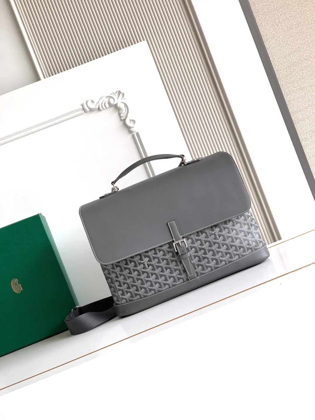 Goyard 020171 Briefcase Courier Bag Men s Crossbody Bag