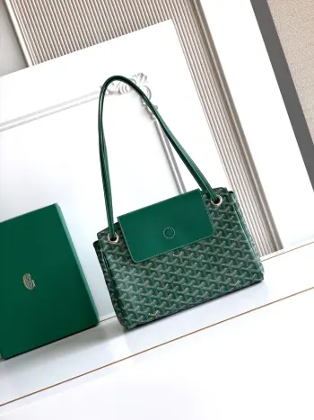 6685 Foldable Leather Flap Bag Women s Shoulder Bag Replica Goyard womens bags