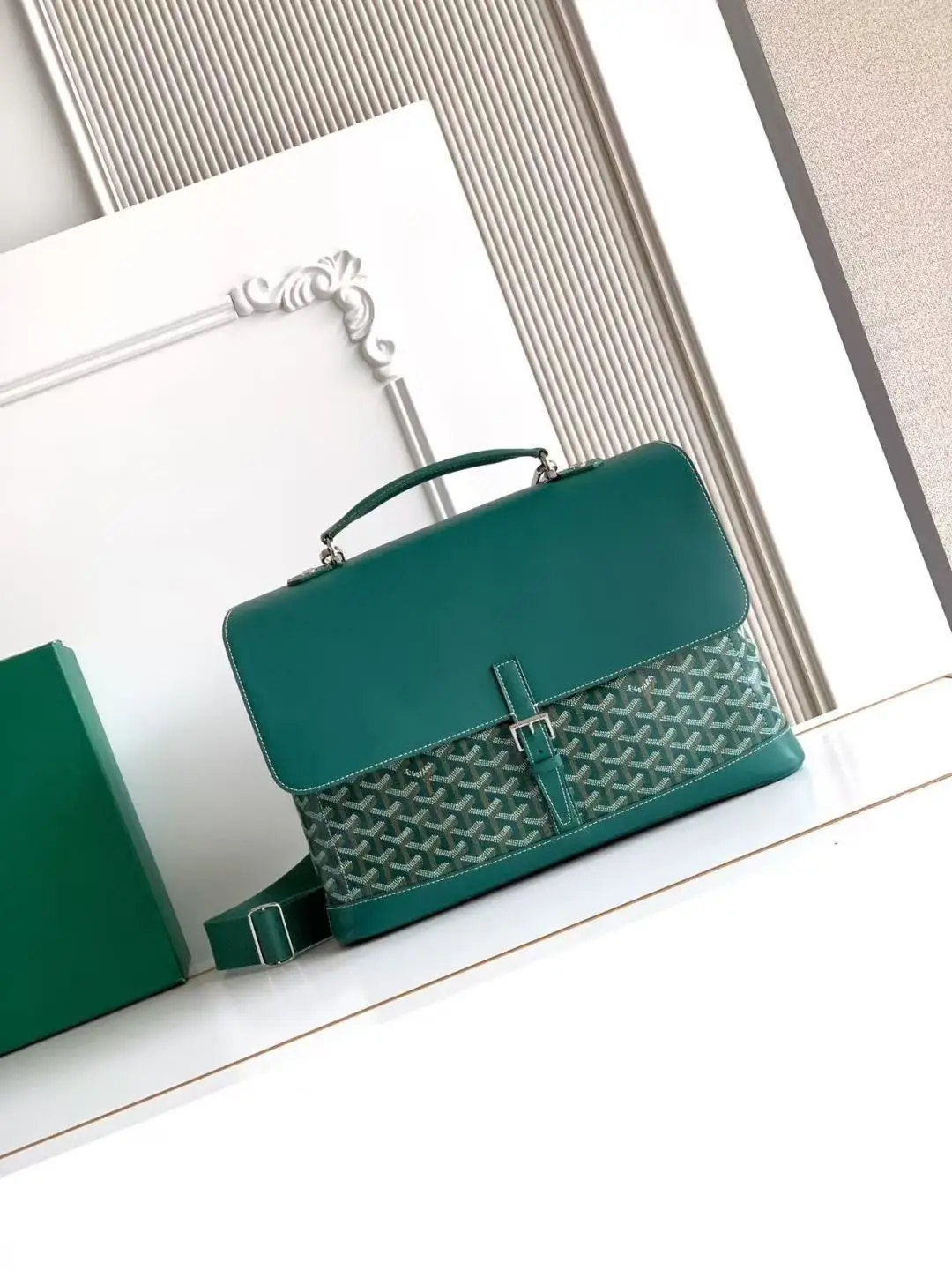 Goyard 020171 Briefcase Courier Bag Men s Crossbody Bag
