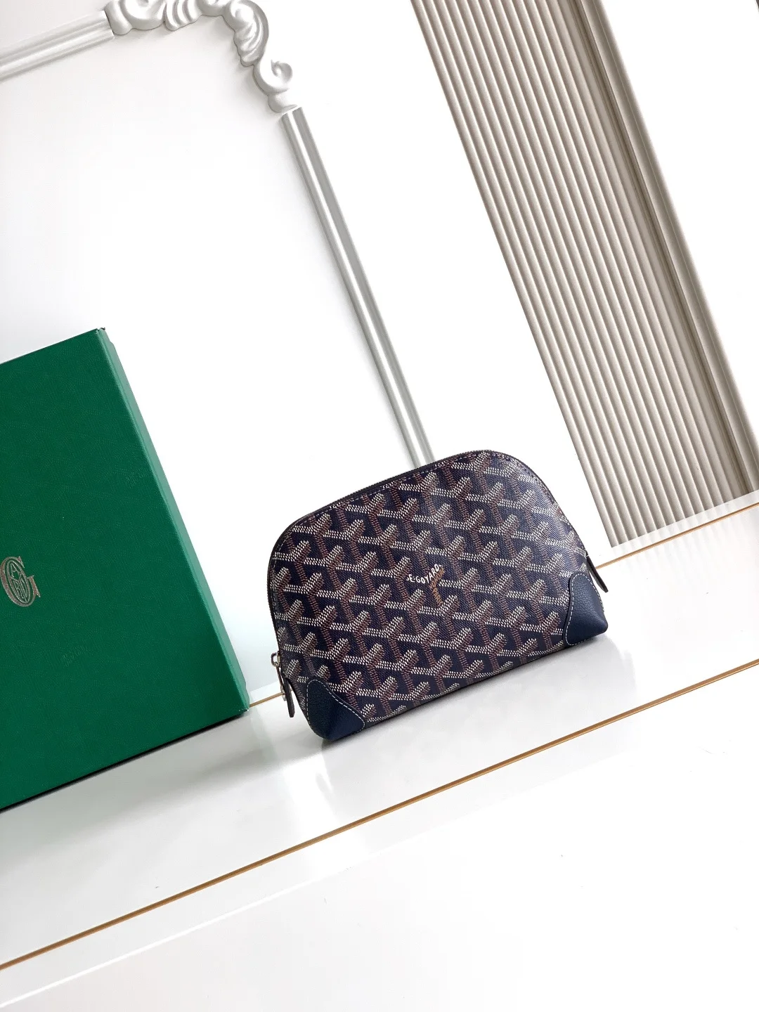 Goyard 6107 Top Round Makeup Bag Women s Clutch Goyard 6107 Top Round Makeup Bag Women s Clutch