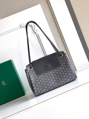 6685 Foldable Leather Flap Bag Women s Shoulder Bag Replica Goyard womens bags