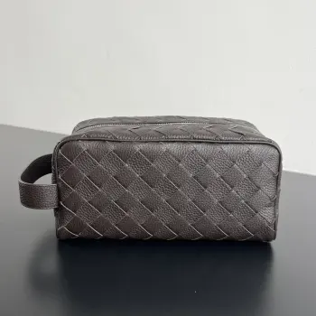 729295 Woven Grain Toiletry Bag Men s Crossbody Bag Replica Bottega Veneta mens bags