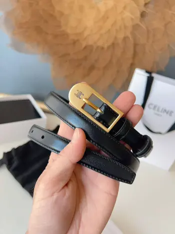Men s Reversible Leather Belt Replica Celine Womens Belts
