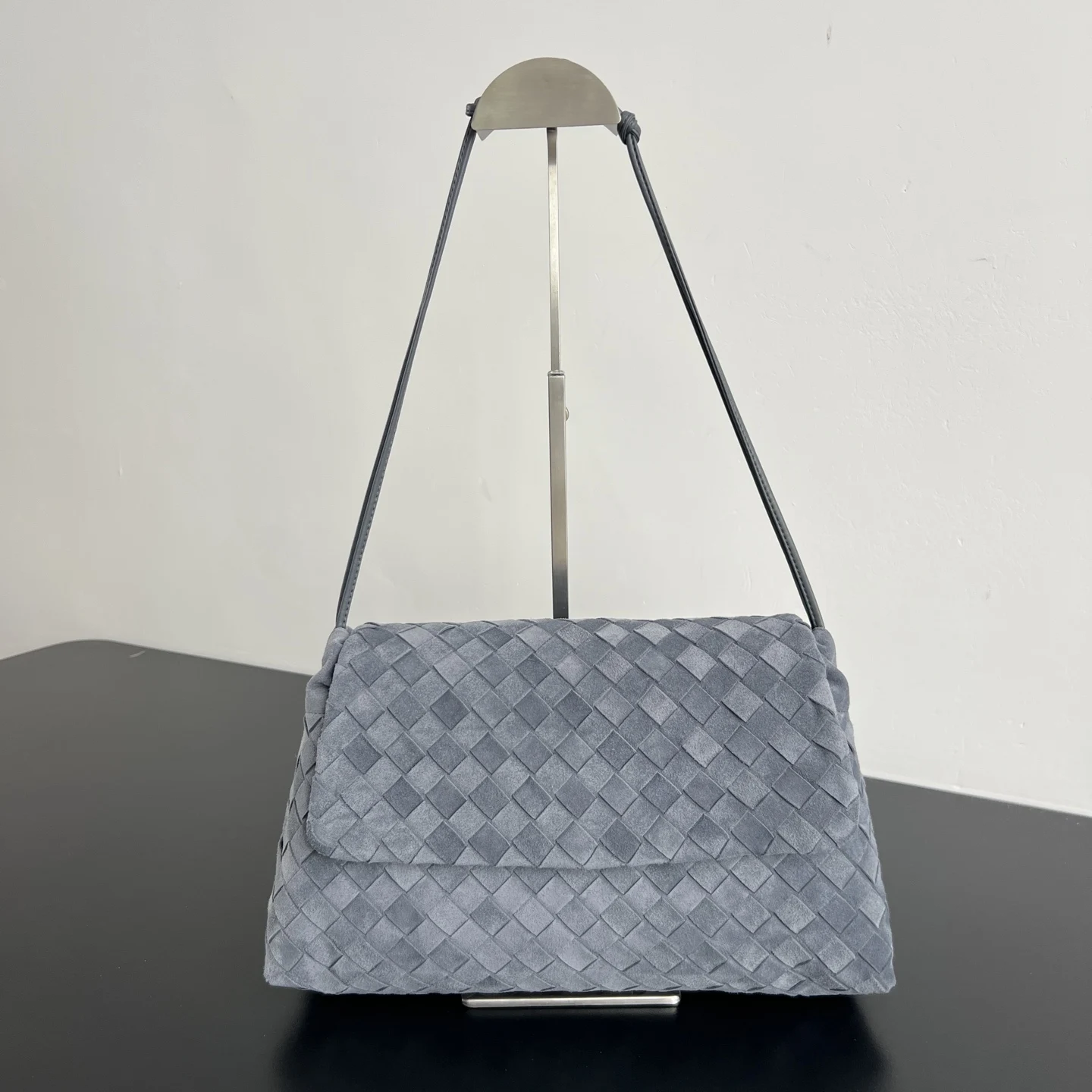 Bottega Veneta 857657 Suede Garbage Bag Women s Shoulder Bag