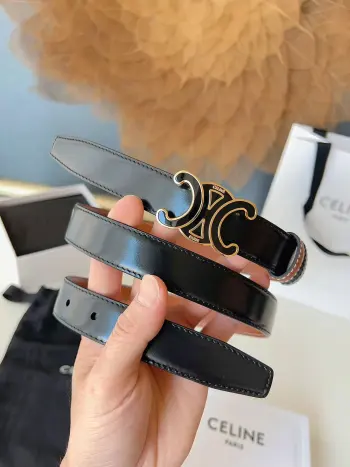 Men s Reversible Leather Belt Replica Celine Mens Belts