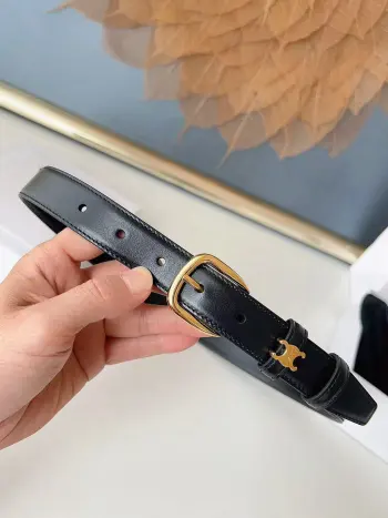Men s Reversible Leather Belt Replica Celine Womens Belts