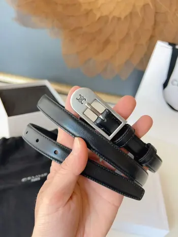 Men s Reversible Leather Belt Replica Celine Womens Belts