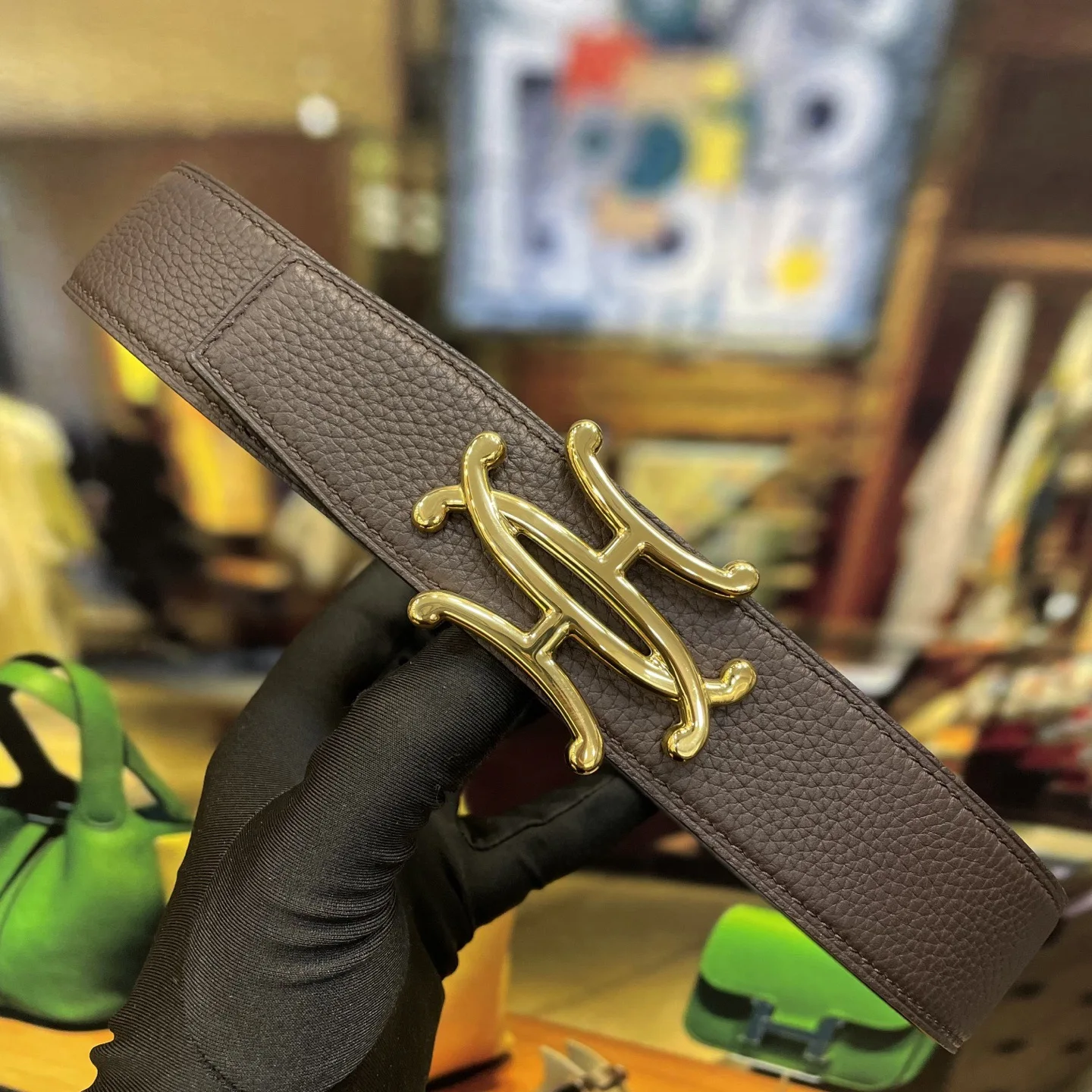 Hermes Men s Reversible Leather Belt Hermes Men s Reversible Leather Belt
