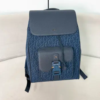 Saddle Flap Backpack Men s Backpack Replica Dior backpacks