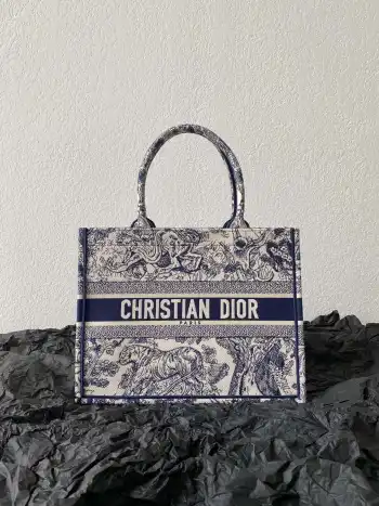Old Flower Gray Shopping Bag Women s Tote Bag Replica Dior womens bags