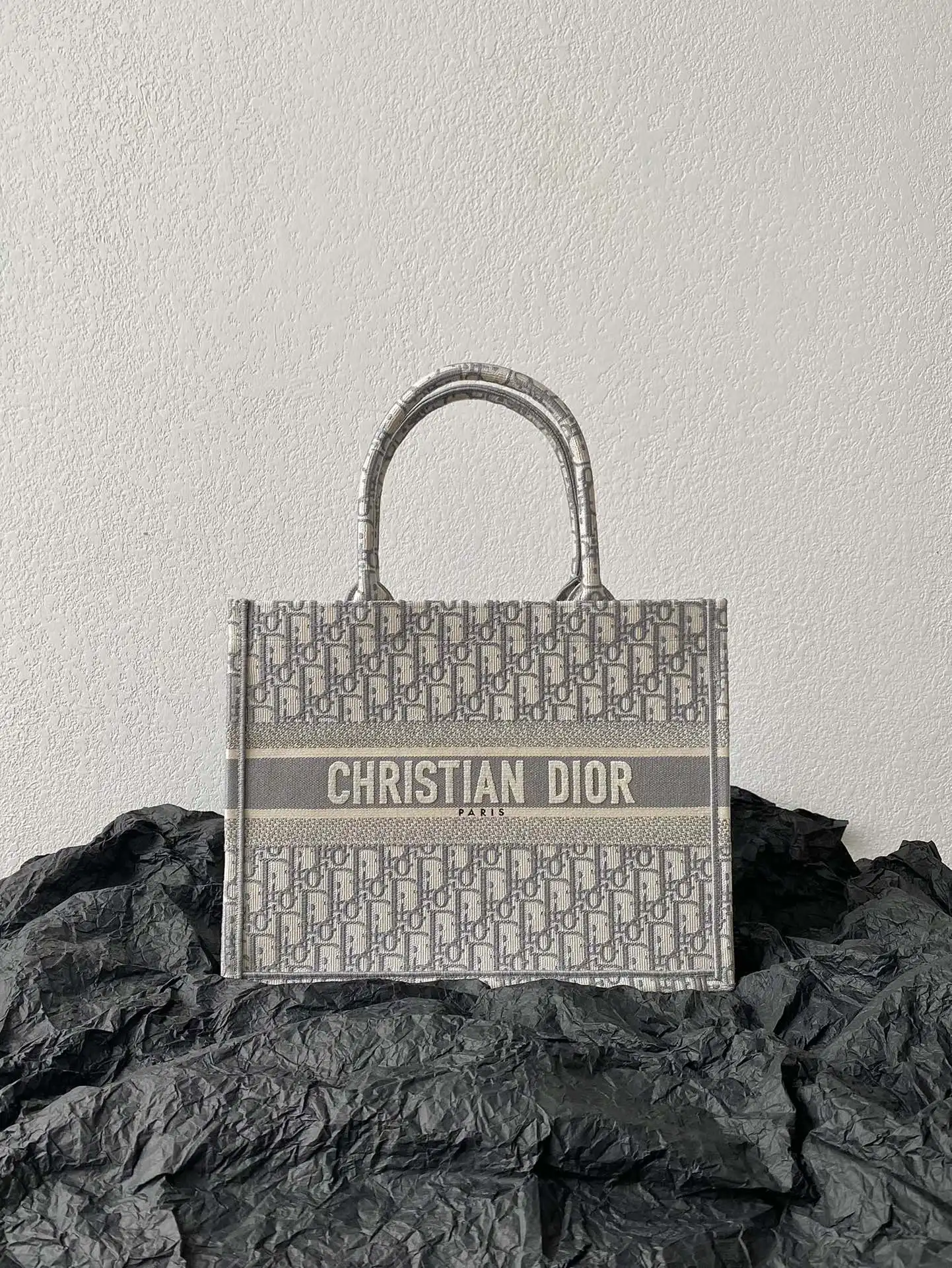 Dior Old Flower Gray Shopping Bag Women s Tote Bag Dior Old Flower Gray Shopping Bag Women s Tote Bag