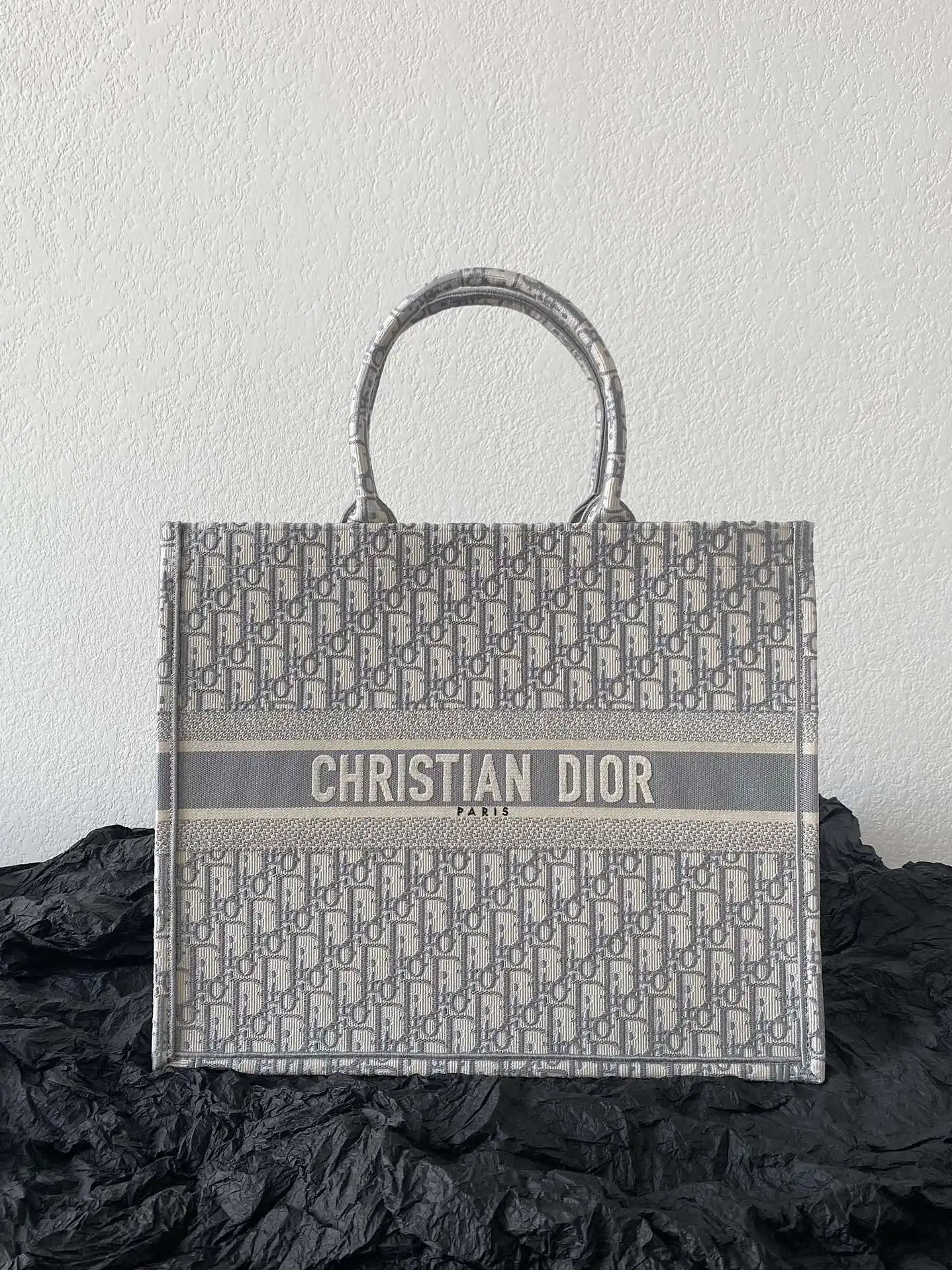 Dior Old Flower Gray Shopping Bag Women s Tote Bag Dior Old Flower Gray Shopping Bag Women s Tote Bag