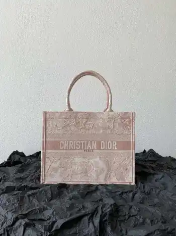 8001 Pink Tiger Shopping Bag Women s Tote Bag Replica Dior womens bags