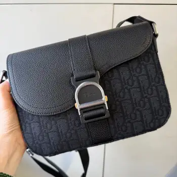 Saddle Flap Messenger Bag Men s Shoulder Bag Replica Dior mens bags