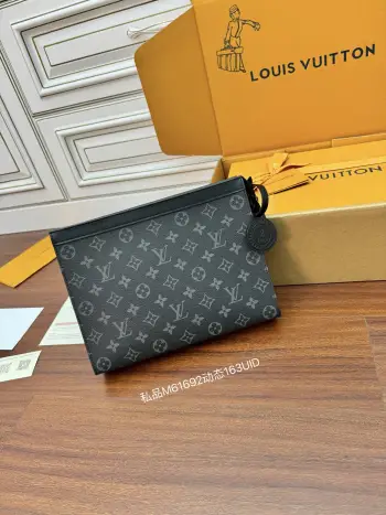 M61692 Imported Diamond Handbag Men s Clutch Bag Replica Louis Vuitton mens bags