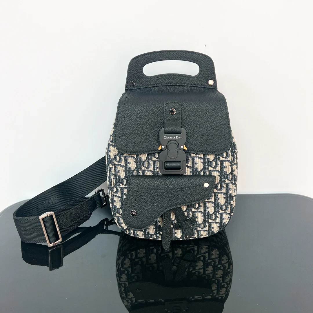 Dior Saddle Flap Messenger Bag Men s Shoulder Bag