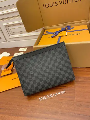 M41696 Imported Diamond Handbag Men s Clutch Bag Replica Louis Vuitton mens bags