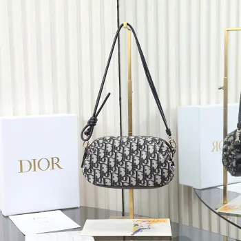 3900 Printed Fabric Dumpling Bag Women s Crossbody Bag Replica Dior womens bags
