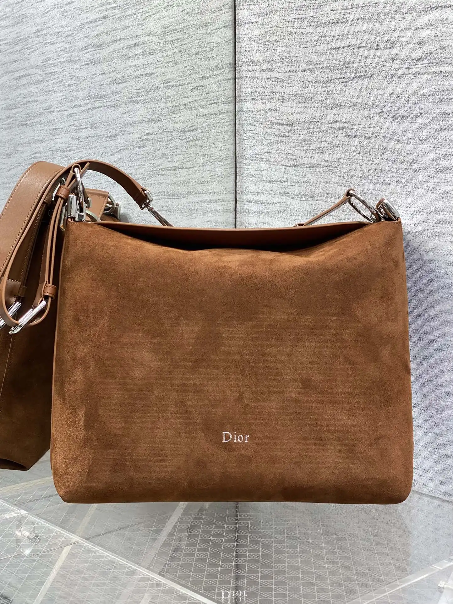 Dior Soft suede leather handbag men s crossbody bag