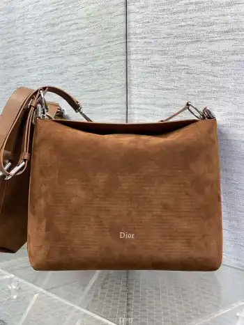 Soft suede leather handbag men s crossbody bag Replica Dior mens bags