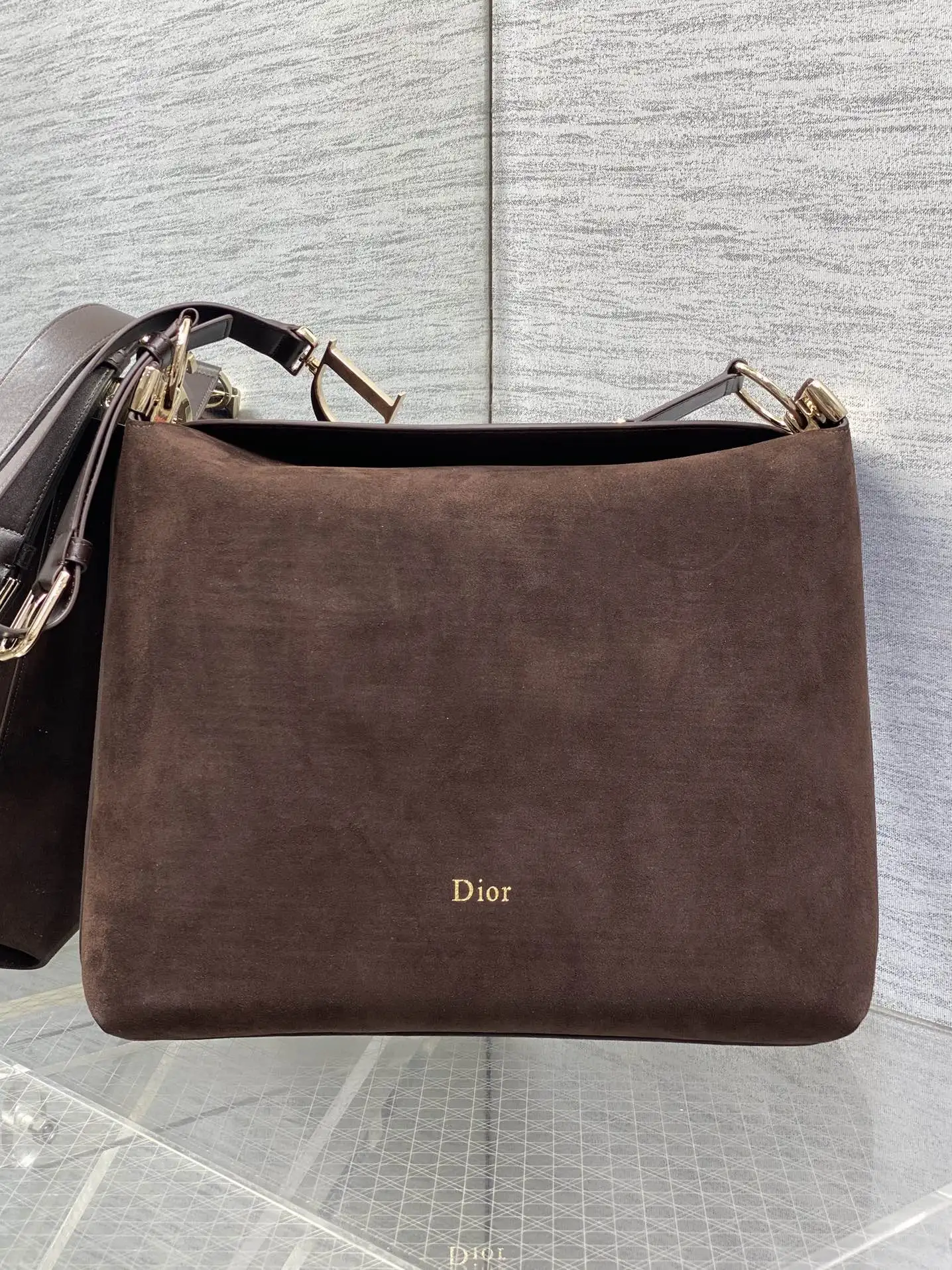 Dior Soft suede leather handbag men s crossbody bag