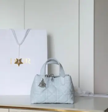 Ice blue cowhide leather handbag women s crossbody bag Replica Dior womens bags