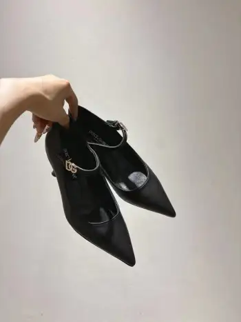 Genuine leather sole shoes women s leather shoes Replica Dolce Gabbana Womens Pumps and Heels