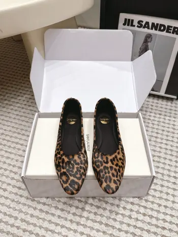Minimalist design round-toe flat Mary Jane shoes women s flats Replica SAINT LAURENT Womens Loafers and Dress Shoes