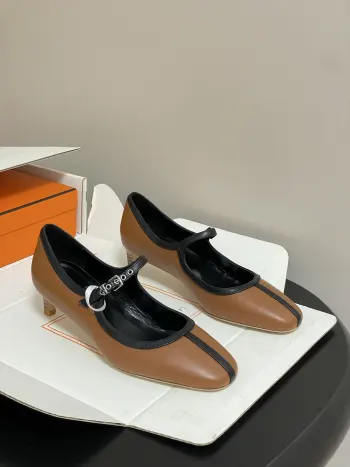 Ballet shoes Mary Jane flat shoes women s flats Replica Hermes Womens Loafers and Dress Shoes