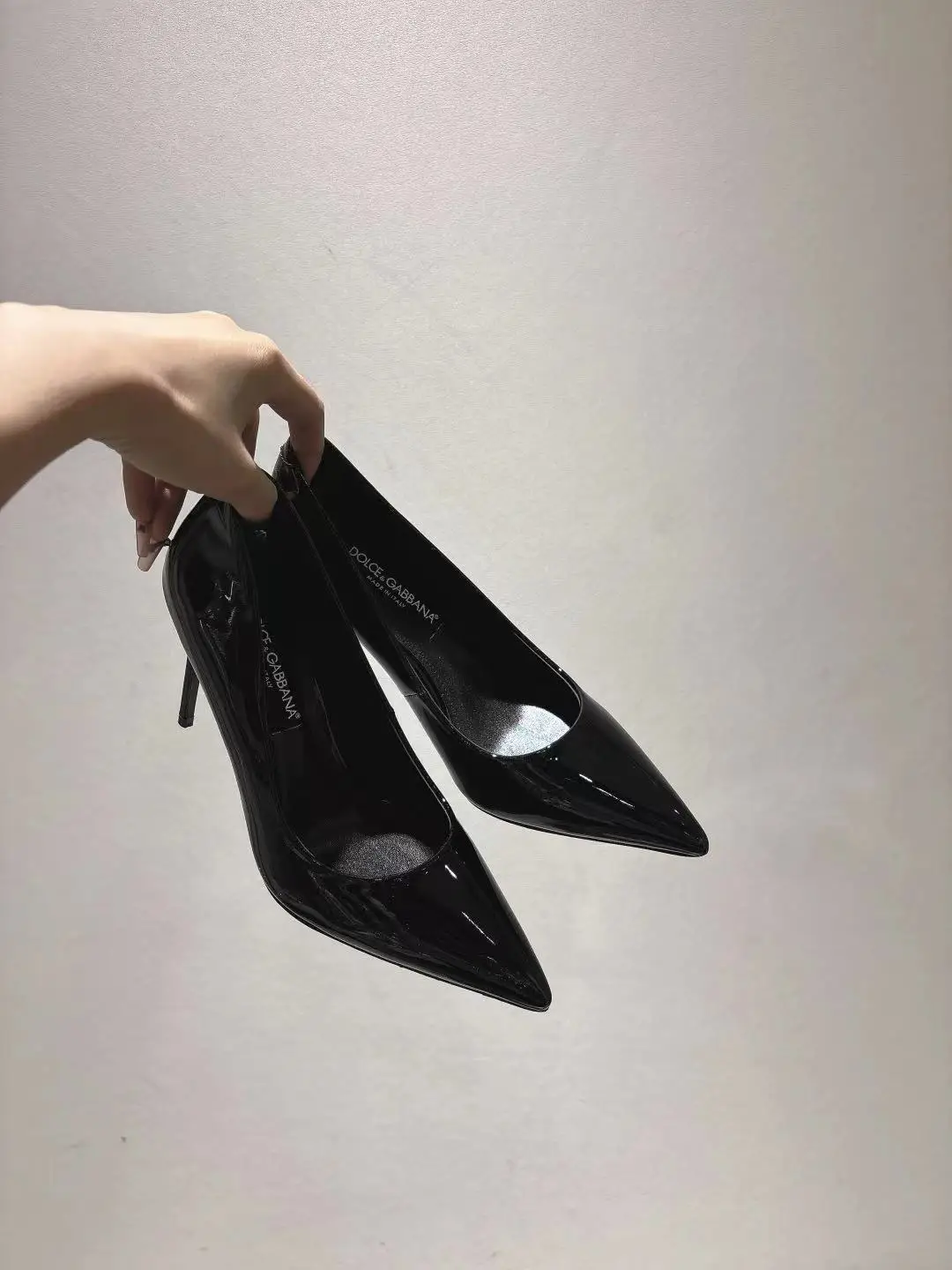Dolce Gabbana Genuine leather sole shoes women s leather shoes