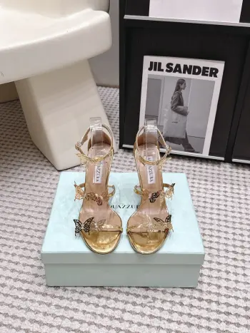 Butterfly high-heeled sandals women s sandals Replica AQUAZZURA Womens Sandals and Slides