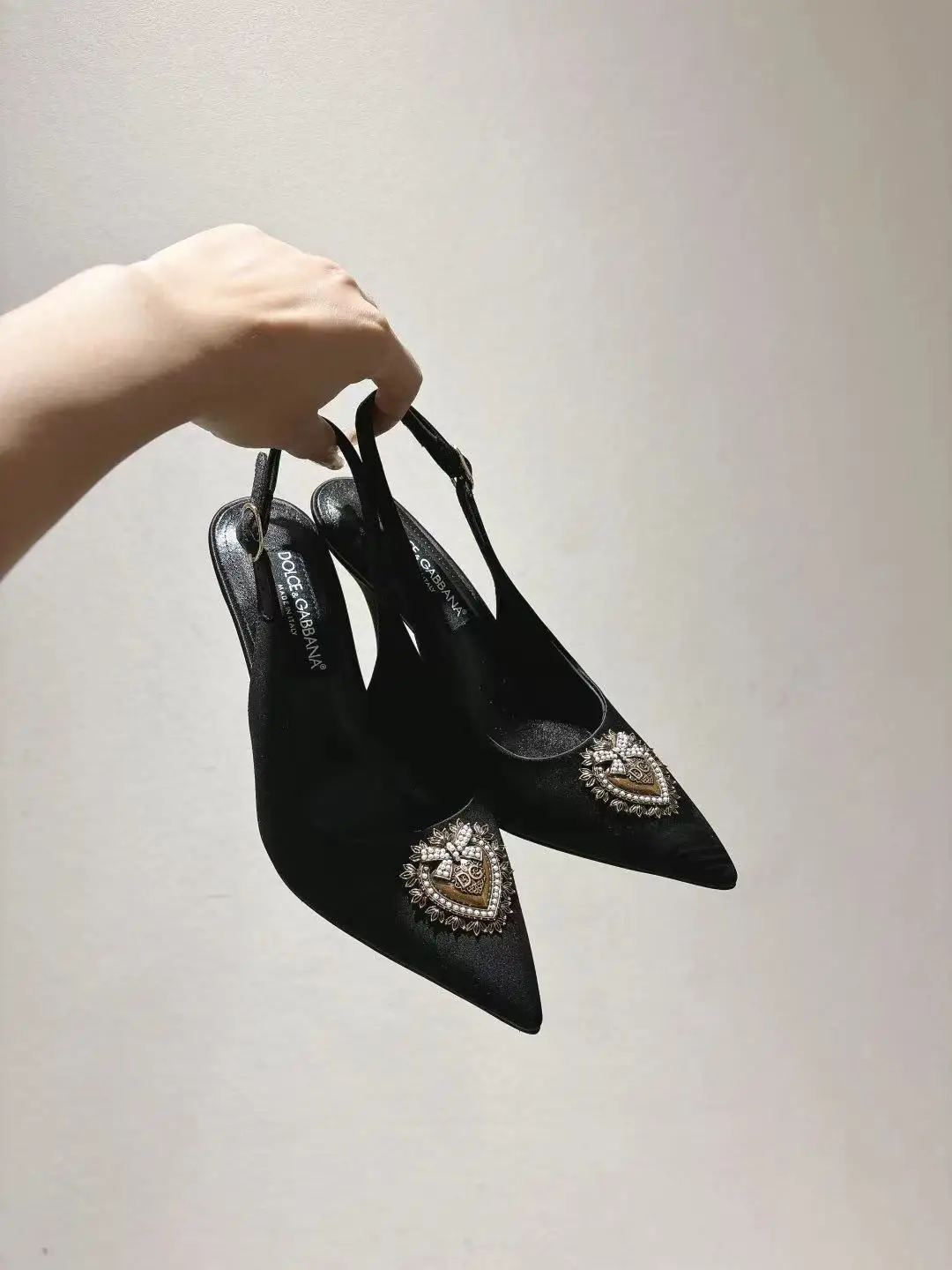 Dolce Gabbana Genuine leather sole shoes women s leather shoes