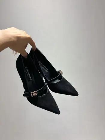 Genuine leather outsole sheepskin upper high heels women s pointed toe high heels Replica Dolce Gabbana Womens Pumps and Heels