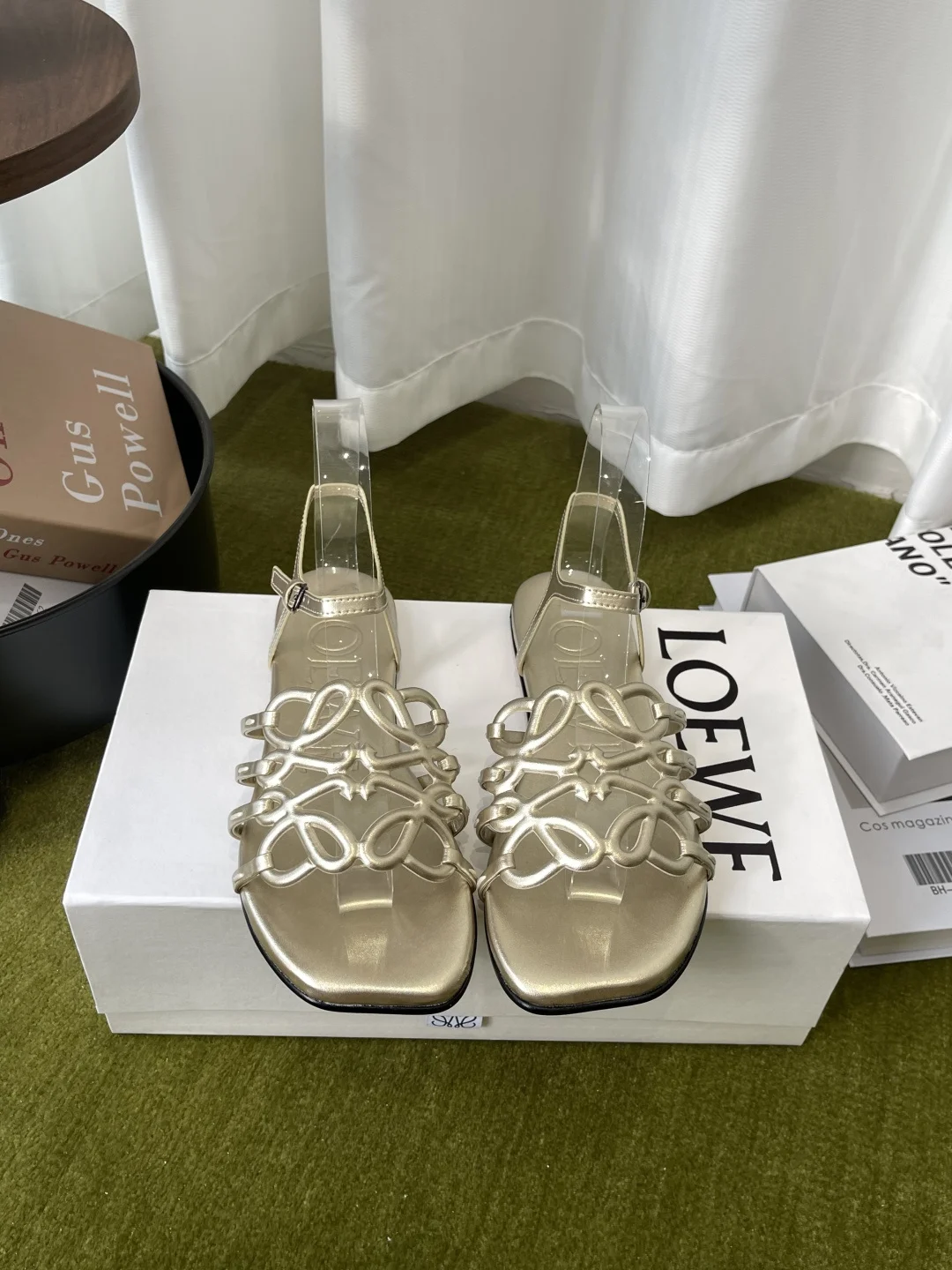 Loewe Retro-style small high-heeled beach sandals women s sandals Loewe Retro-style small high-heeled beach sandals women s sandals