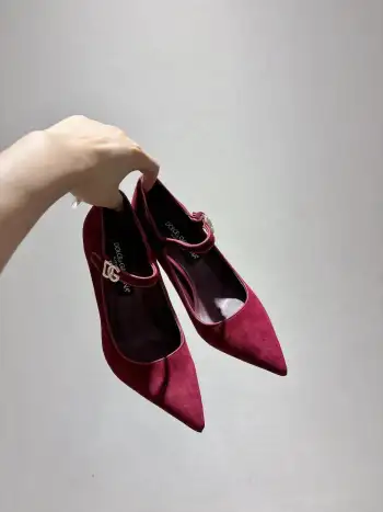 Genuine leather outsole sheepskin upper high heels women s pointed toe high heels Replica Dolce Gabbana Womens Pumps and Heels