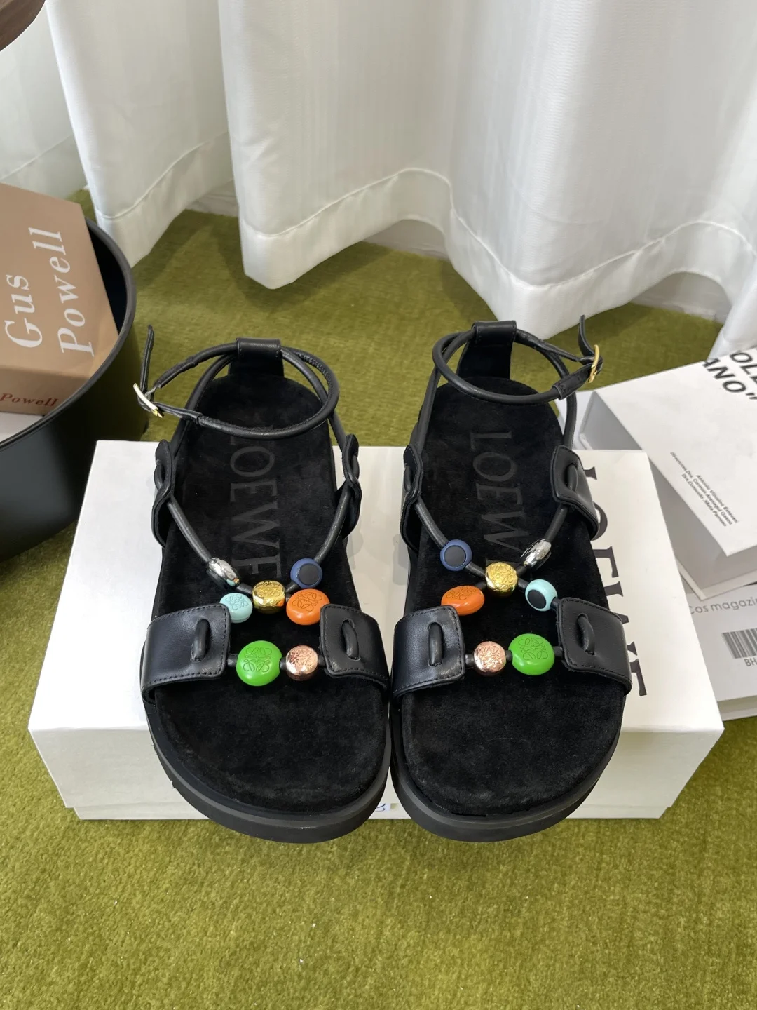 Loewe Dopamine Colorful Button Sandals Women s Sandals Loewe Dopamine Colorful Button Sandals Women s Sandals